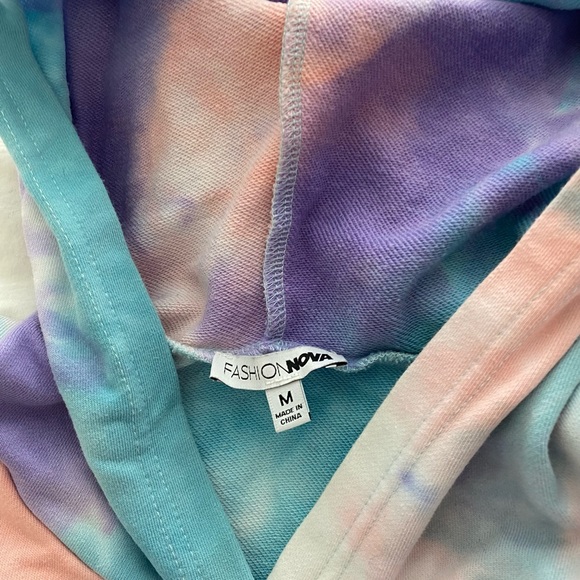 Fashion Nova Tie Dye Sweatsuit - Picture 6 of 7